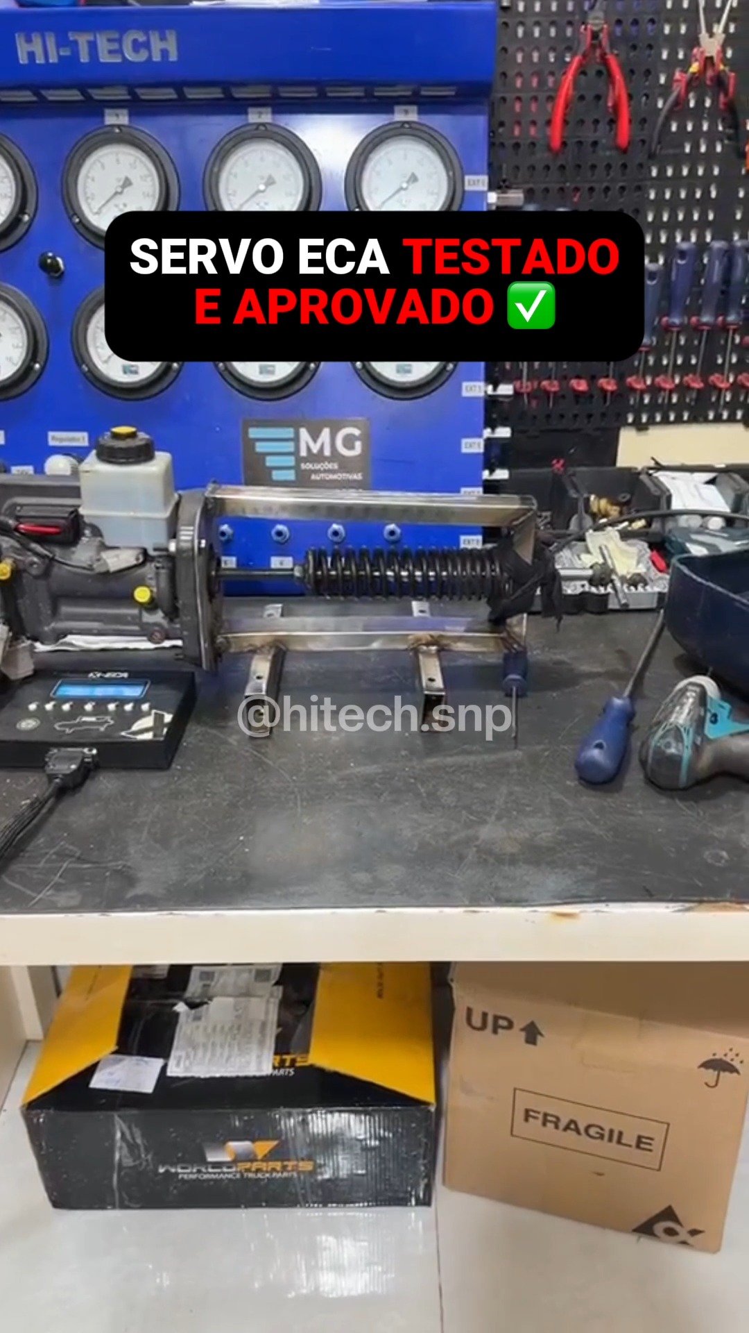 Bancada de testes e diagnóstico
